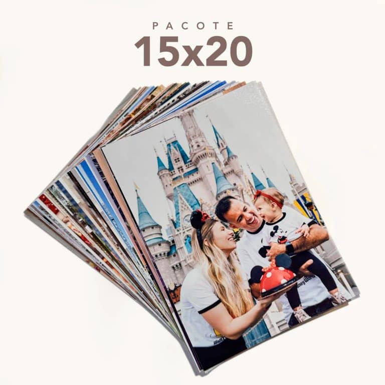 Pacote de fotografias impressas em 15×20 cm